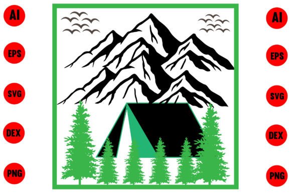 Download Camping Vector and Illustration Design - Design Collection