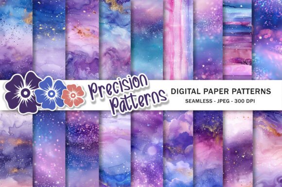 Download Unicorn Glitter Purple Pastel Background - Purple Collection