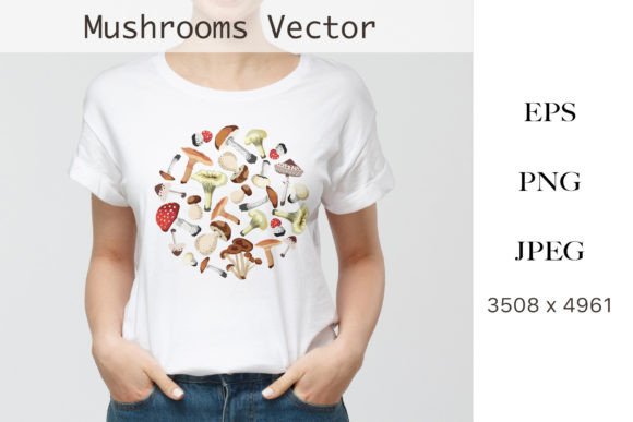 Download Sublimation Tshirt Designs Mushroom - Design Collection