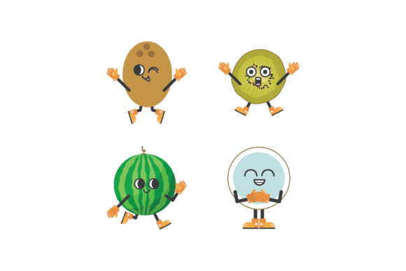 Download Kawaii Fruit Graphic Design Bundling - Design Collection