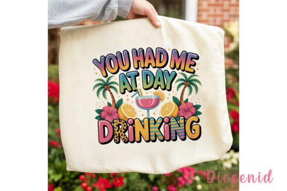 Download Day Drinking Tropical Sublimation Design - Design Collection