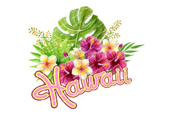 Download Hawaii Sublimation Design Tropic Flowers - Design Collection