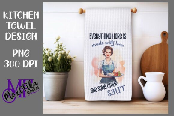 Download RETRO HUMOROUS TOWEL DESIGN PNG - Design Collection