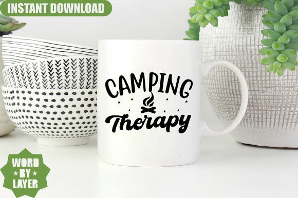 Download Camping Therapy Svg Design - Design Collection