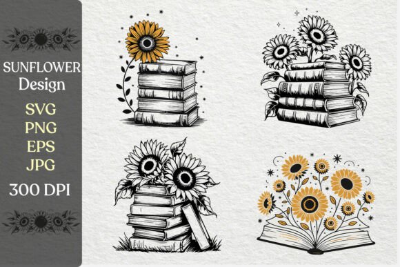 Download Sunflower Design SVG PNG Set - Design Collection