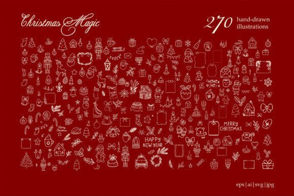 Download Whimsical Christmas Designs Set - Design Collection