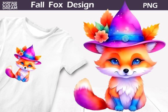 Download Watercolor Fox Sublimation Design - Design Collection