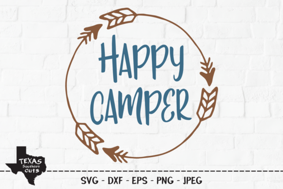Download Happy Camper - Camping Shirt Design - Design Collection