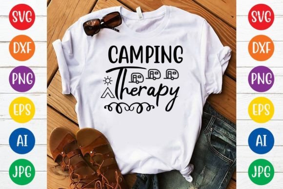 Download Camping Therapy Svg Design - Design Collection