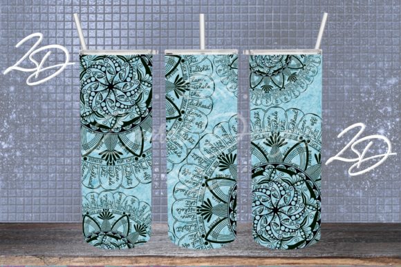 Download Cuss Words Mandala 2 Tumbler Design Wrap - Design Collection