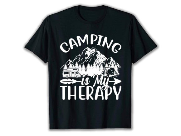 Download Camping is My Therapy SVG Design - Design Collection