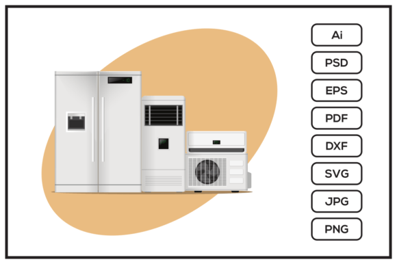 Download HVAC Cooler Design Illustration - Design Collection