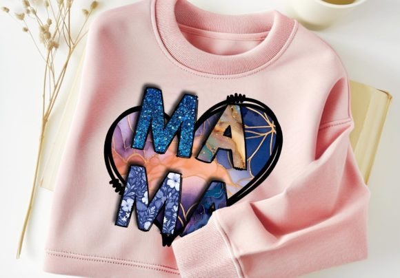 Download Heart Mama PNG Sublimation Tshirt Design - Design Collection
