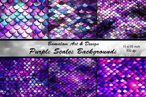 Download Purple Scales Sublimation Backgrounds - Purple Collection