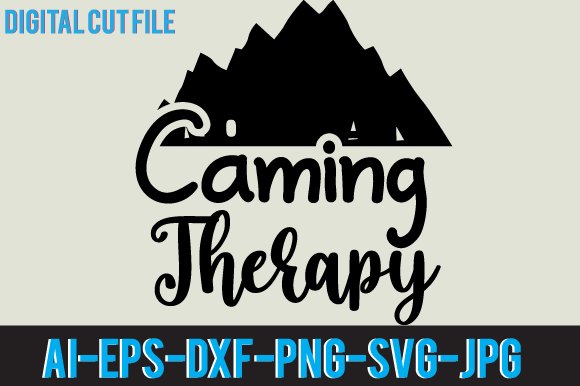 Download Camping Therapy Svg Design - Design Collection