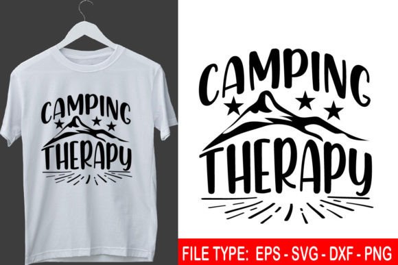 Download Adventure SVG Design, Camping Therapy - Design Collection
