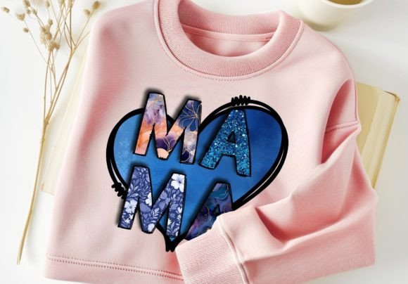 Download Heart Mama PNG Sublimation Tshirt Design - Design Collection