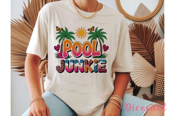 Download Pool Junkie Tropical Sublimation Design - Design Collection