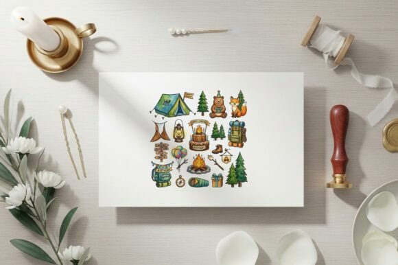Download Camping Birthday Party Design - Design Collection