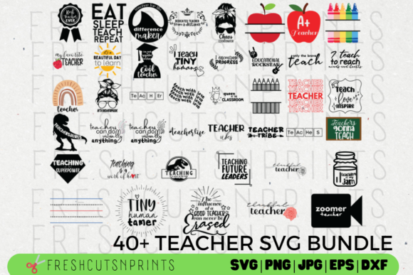 Download 40 Teacher Designs - Design Collection