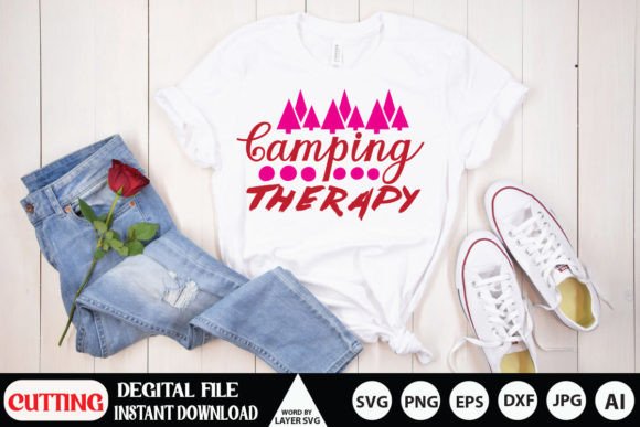 Download Camping Therapy Svg Design - Design Collection