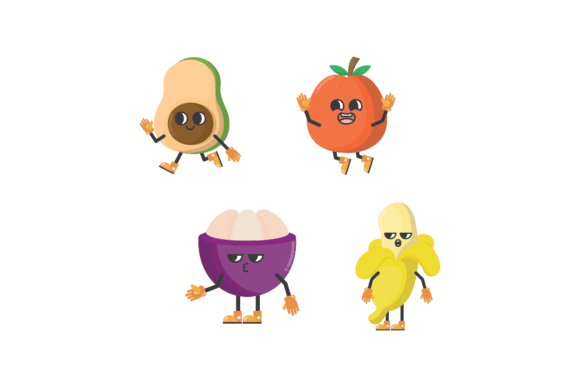 Download Kawaii Fruit Graphic Design Art - Design Collection