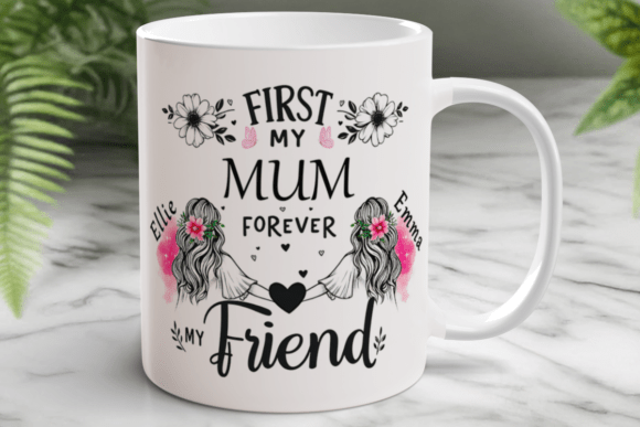 Download Mum PNG for Mothers, Mug Wrap DTF Design - Design Collection