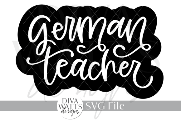 Download German Teacher Word Art Design SVG - Design Collection
