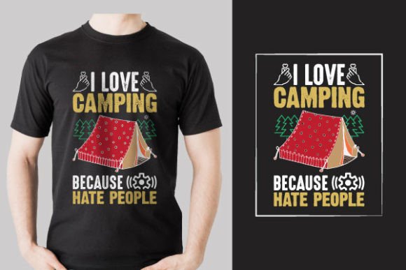 Download Beer Camping T-shirt Design Free POD - Design Collection